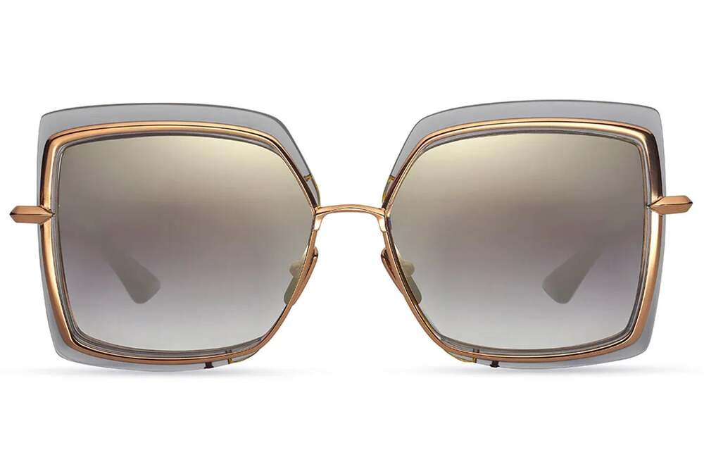 DITA Narcissus DTS503 Butterfly Sunglasses in Crystal and Gold
